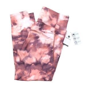 Apana 7/8 Length Leggings Pink Air Combo Size M NWT
